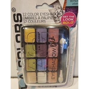L. A. Colors Nude  12 Color Eyeshadow Urban  C68684/BEP425